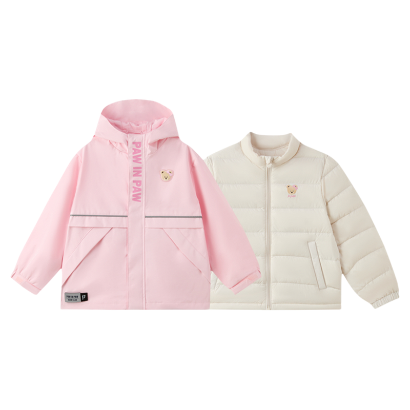 【四防】PawinPaw卡通小熊童装25年秋冬新款男女童保暖羽绒服