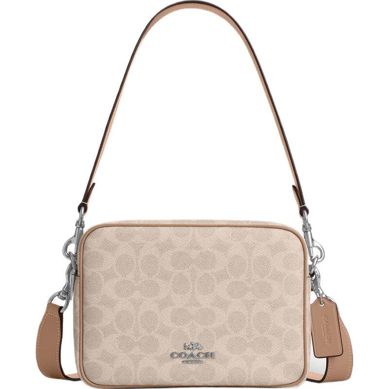 COACH/蔻驰奥莱女士CAREY 中号斜挎包通勤高级感单肩包