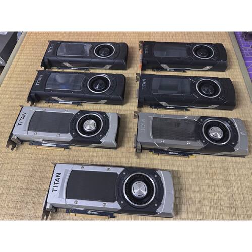 Lot of 7 NVIDIA GeForce GTX TITAN  Graphics Card 6GB  12GB