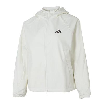 Adidas阿迪达斯女装2025冬季新款MS SOFTSHELL JK 连帽外套KC0055