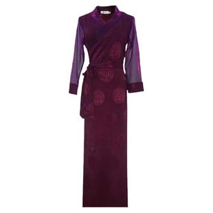 夏季藏装女西藏服民族风藏服纱袖博拉高档锦缎藏袍女藏族服锅庄裙