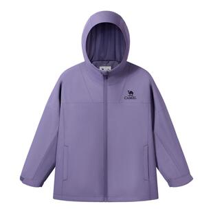 小骆驼儿童冲锋衣三合一2026新款防风防雨户外运动登山服女童外套