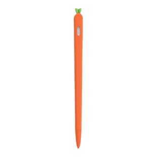 Apple Pencil一代二代笔套胡萝卜可爱硅胶套防滑转换器防丢保护套