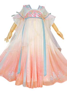 古装长袖汉服女童春夏