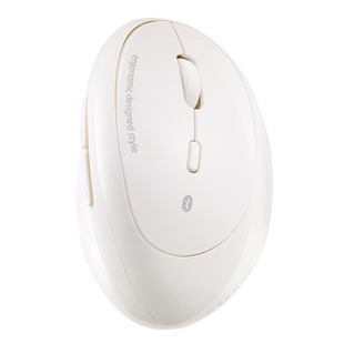 日本SANWA无线鼠标蓝牙小巧女生竖握左手人体工学台式电脑笔记本