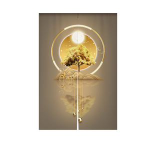 新中式轻奢门帘隔断帘玄关厕所遮挡帘厨房卫生间挂帘卧室客厅布帘