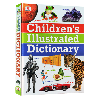 英文原版 儿童图解字典词典 DK Children's Illustrated Dictionary小学生英语5000词汇学习工具书6-12岁插图英英注释教材