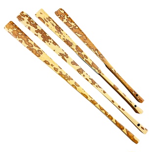 4至95寸精品天然梅妃竹折扇空白宣纸苏工扇面斑竹古风文玩书法扇
