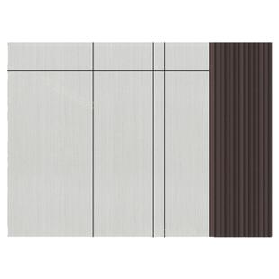 ENF环保意式简约沙发电视背景墙装饰板木饰面防撞护墙板上门安装