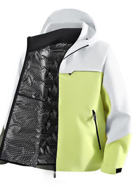 羽绒三合一冲锋衣定制LOGO登山服