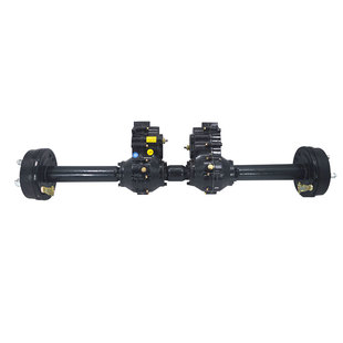 电动三轮车碟刹后桥大功率载重高低变速工程车扫地车餐车鼓刹定制