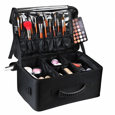 新款大容量多层化妆包专业跟妆师纹绣美睫美甲纹眉便携收纳工具箱