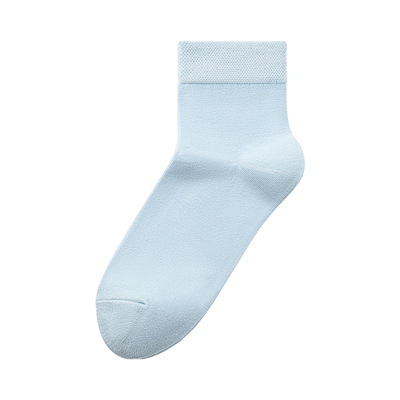 浪莎女士纯棉吸汗透气防臭中筒袜