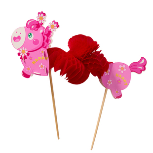 2026新年马年可爱翻翻马手工DIY材料儿童创意玩具制作幼儿园道具