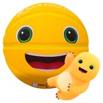 狂迷奶龙联名篮球7号球正品定制生日礼物儿童5号女生6号耐磨蓝球