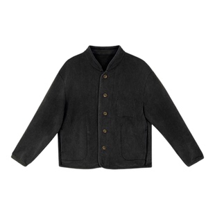 南北贝'夹克外套'做旧绿休闲工装外套冬季新款宽松高级感上衣