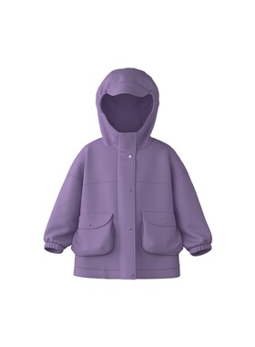 papa爬爬秋季儿童外套防泼水防风
