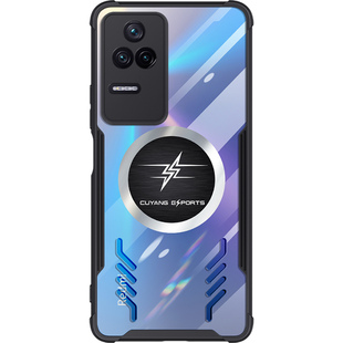 适用小米pocof4手机壳新款poco气囊防摔f4镜头全包保护套男mi透明硅胶5g版女磁吸散热男士外壳带支架潮牌米硬