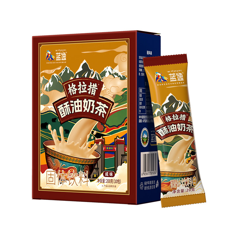 蓝逸川西咸味酥油茶冲饮