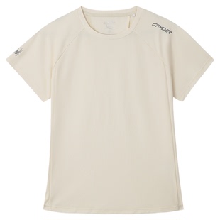 SPYDER蜘蛛春夏女TRAINING吸湿速干修身运动短袖圆领T恤25CS416W