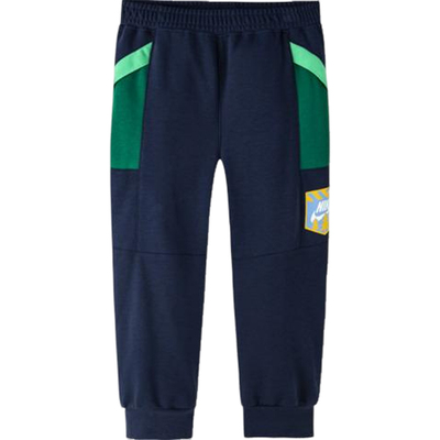 Nike/耐克正品2024秋季小童拼接休闲束脚长裤NY2232043PS-001