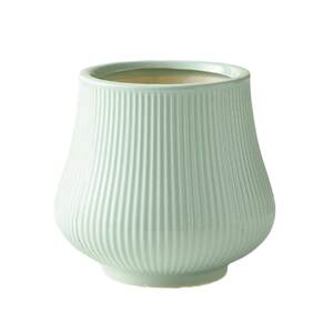 花合时宜园艺北欧陶瓷花盆家用奶油风小号白色蝴蝶兰专用盆栽兰花网红绿植