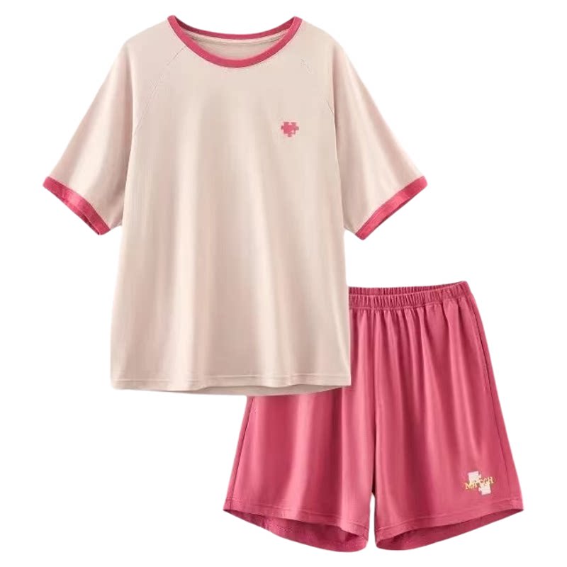 红豆软糯美丽绒抗静电睡衣家居服