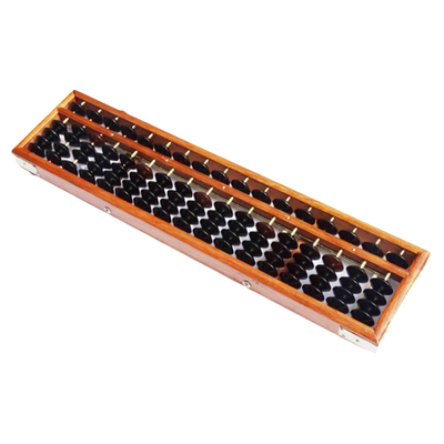 17档5珠实木框一键清盘学生算盘