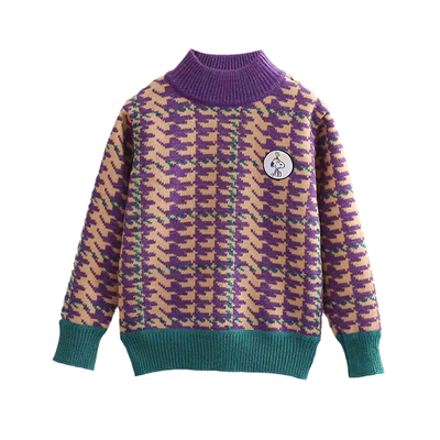 史努比半高领保暖卫衣冬针织毛衣