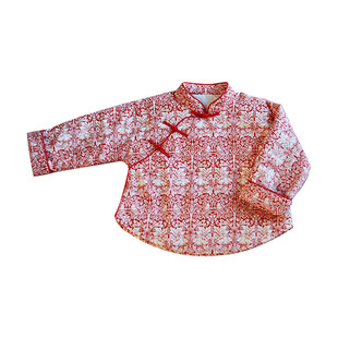 布懂时光自主打版图样女童款倒袖年服棉服手工制作1:1纸样BD-003