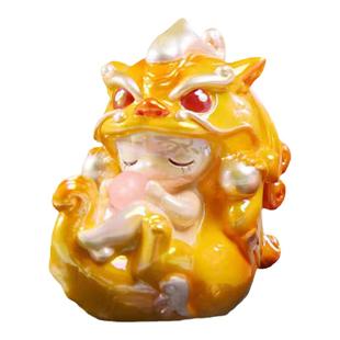 山海异兽网红爆款盲盒2025新款女孩可爱山海经神兽手办奖品送礼物