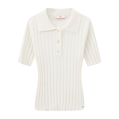 回力1927纯棉针织短袖POLO衫女士2026设计师限定新款休闲潮流百搭