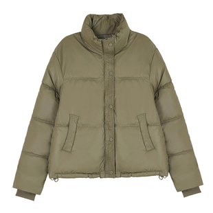 中年妈妈冬装羽绒棉服棉袄女2026冬季新款短款小个子百搭棉衣外套