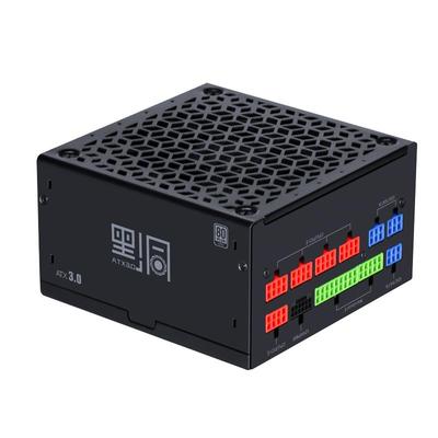 先马黑洞1200W模组金牌电脑电源