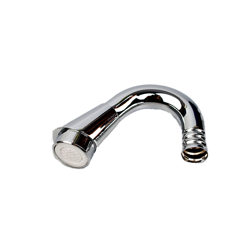 厨房台盆下/侧进水电热水龙头配件 22管径不锈钢出水管小弯管原厂