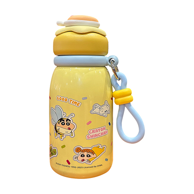 新款蜡笔小新可爱保温杯茶水分离