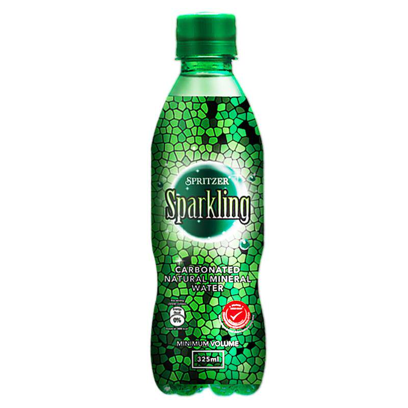 事必胜0糖sparkling气泡水马来西亚高端进口矿泉水325ml*24瓶整箱