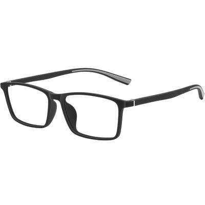 感光变色商务方框TR90近视眼镜男