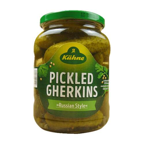 Pickled Gherkins冠利俄式酸青瓜670g酸黄瓜腌黄瓜汉堡三明治热狗