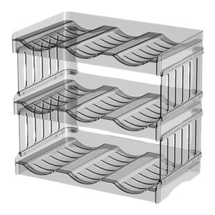 水杯收纳架家用客厅柜内饮料酒保温杯子杯架桌面防尘大容量置物架