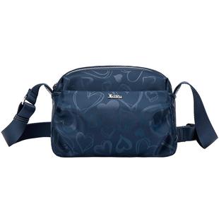 莱夫帆布包散步妈妈斜挎包女士2026新款单肩包中年轻便牛津布挎包