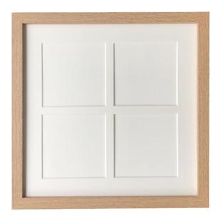 油画棒画框四宫格diy作品框10*10cm正方形画框摆台挂墙木画框