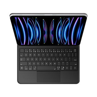适用2022款iPad Pro 11触点连接键盘保护套苹果平板pro11/12.9寸磁吸悬浮触控妙控键盘皮套A2759/A2436电脑