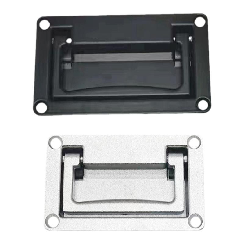 锌合金LS702-1可折叠90度面板拉手配机柜电池柜子隐藏式平面拉手