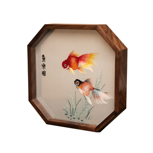 苏绣摆件中式家居摆台手工双面绣国风刺绣礼品苏州绣美创意伴手礼