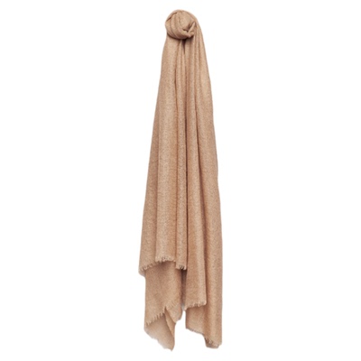 秋冬男女毛毡质感轻盈羊绒围巾