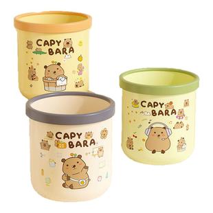 垃圾桶家用大号高颜值可爱客厅卧室卫生间厨房大号大容量压圈纸篓