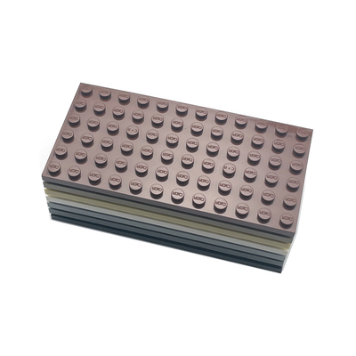 双鹰cada咔搭积木6x12基础板散件