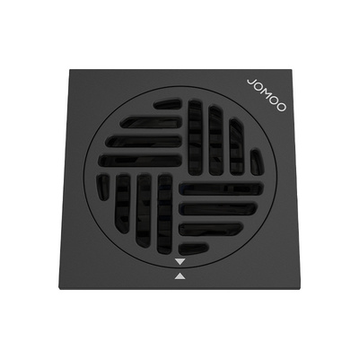 九牧黑色加厚精铜地漏