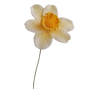 洋水仙花仿真花假花花束橘黄色客厅摆设桌面插花绢花装饰花瓶摆件